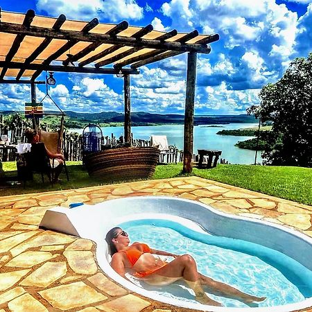 Chale Mirante, Piscina, Cachoeira, Lago E Vista Espetacular Alexania Exterior photo
